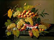 Severin Roesen Still Life with a Basket of Fruit oil painting picture wholesale